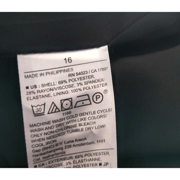 New Banana Republic Double Weave Sheath Shift Dress Black Knee Length 16 NWT - Picture 10 of 11